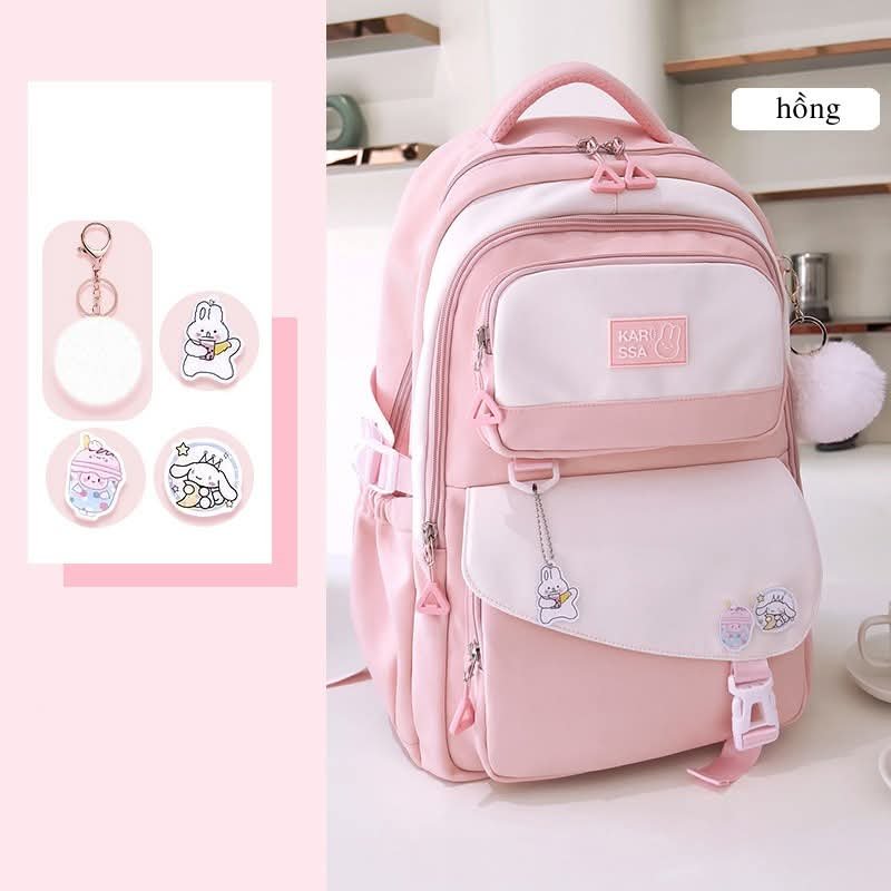 Cute Casual Premium Kids School Backpack (Mint Green)