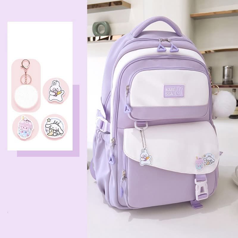 Cute Casual Premium Kids School Backpack (Mint Green)