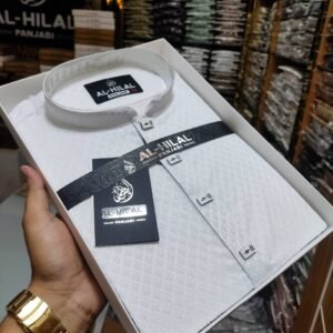 China Cotton Premium Panjabi - White